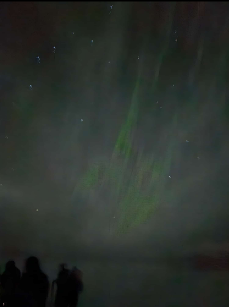 Polarlichter über Turku/Finnland